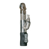 Rabbit vibrator - zwart - PlayForFun